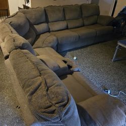 Sectional Couch With Pull Out Bed  $100 OBO