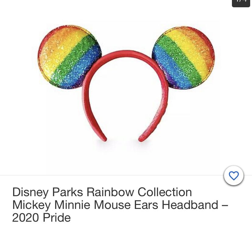 Rainbow Love Mickey Ears  2020 PRIDE