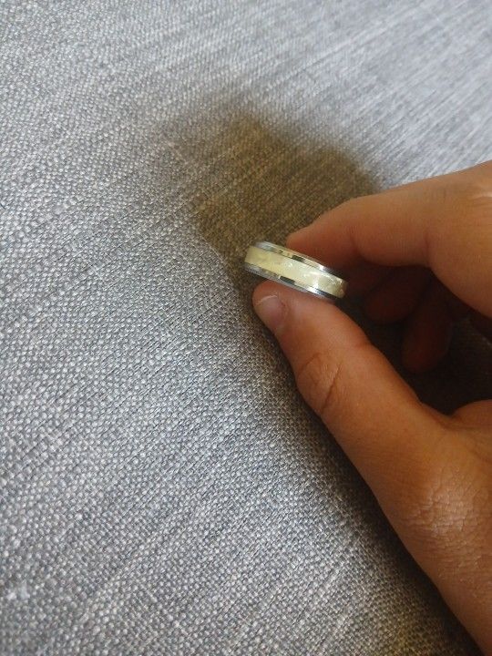 My Grandma's Wedding Ring Silver And Is satin