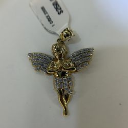 10KT GOLD ANGEL CHARM 