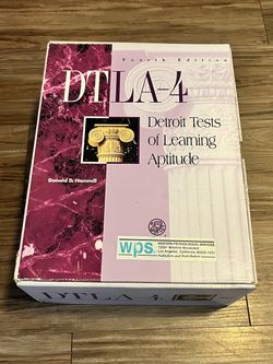 DTLA 4  Adult Aptitude Assessment kit