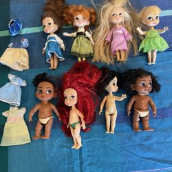 8 Disney Princess Dolls