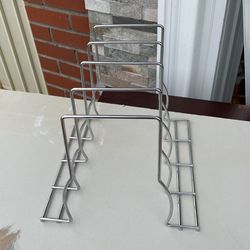Metal Cutting Board Organizer Stand