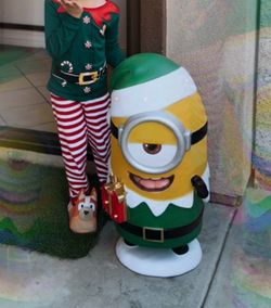 Minion Christmas Elf Holiday Decoration Figure