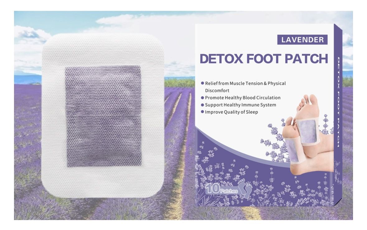 Detox Foot Patch with Lavender (10 Ct)