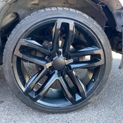 22" New Rims With Tires 265 35 22