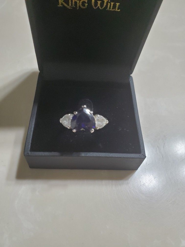 Sterling Silver Engagement Ring