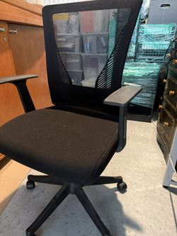 Chair, desk