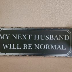 Small Wooden Plaque. Home Decor