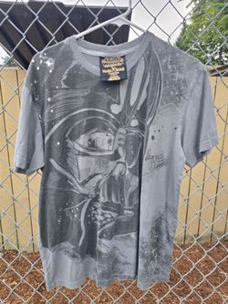 Marc Ecko Star Wars Darth Vader 2008 Gray T-shirt Size large