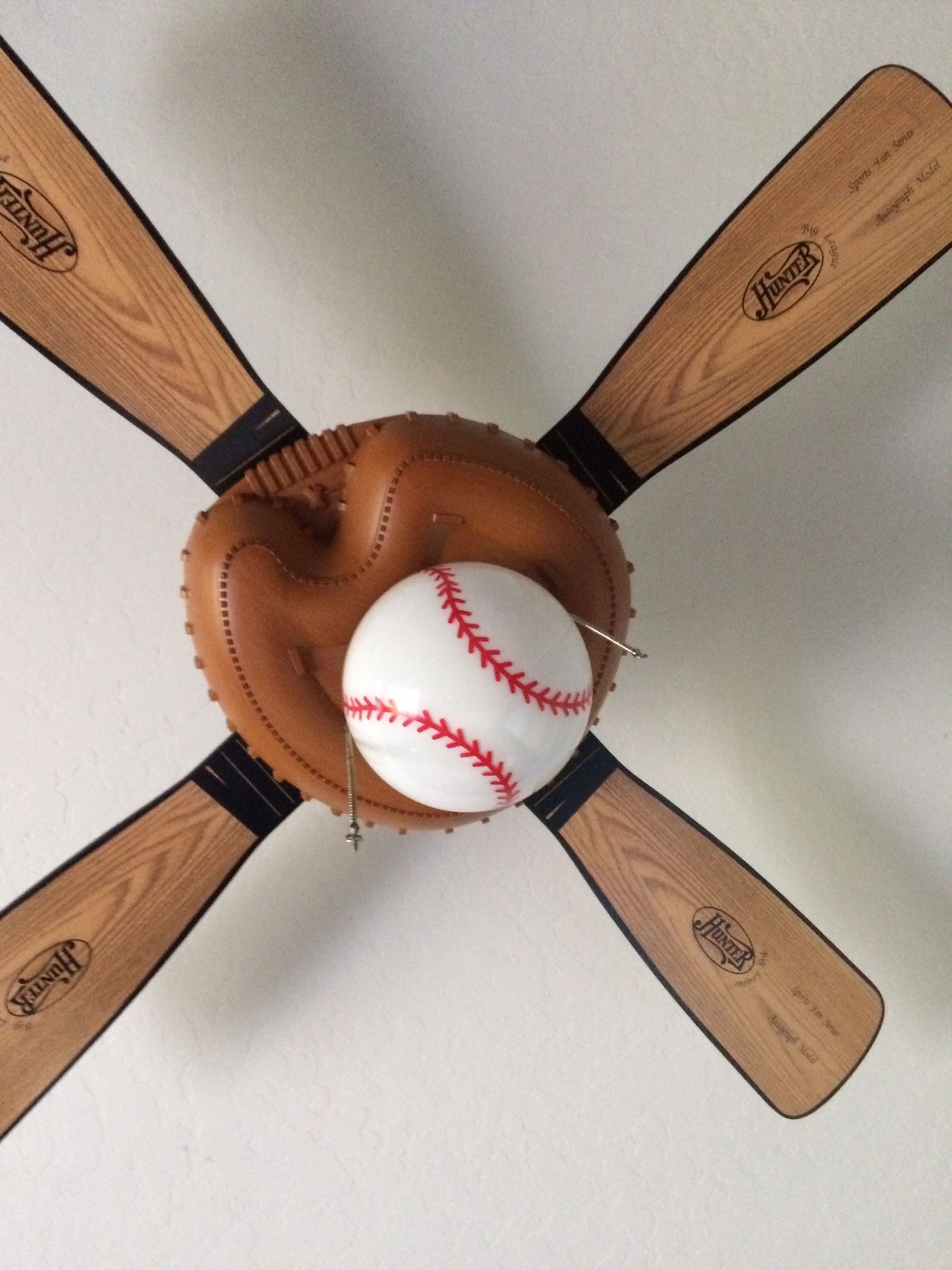 Hunter big league baseball ceiling fan