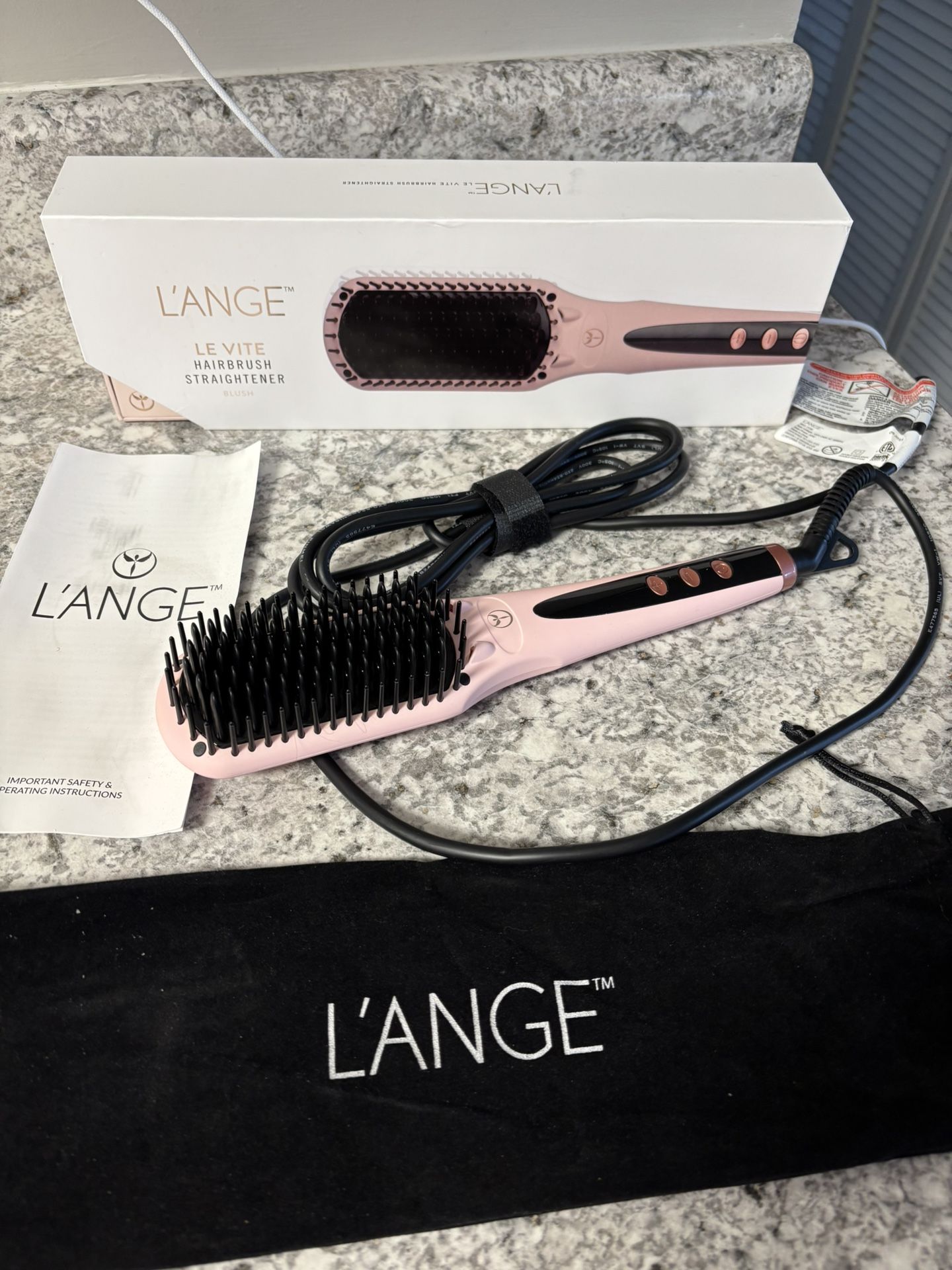 Lange Hairbrush Straightener