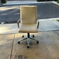 White Swivel Chair