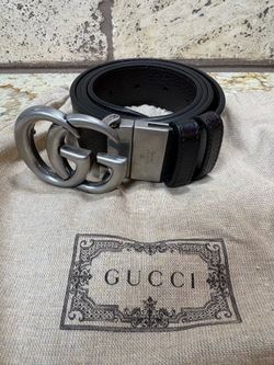 Reversible Gucci Belt Black & Brown
