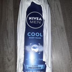 THREE PACK Of 16.9oz Nivea Men's Cool Body Wash THREE separate 16.9oz Bottles 