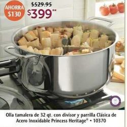 Olla Tamalera 32 Qts. Princess House