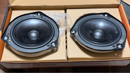 2004-2008 Acura TL OEM Front Door Speakers Pair 6.5" Factory Honda Tested Working