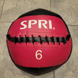 6lb Soft Leather Medicine Wall Ball