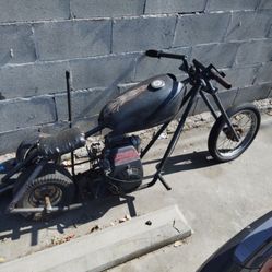 Mini Bike Chopper With Suicide Crake And O’Neil Brothers Engine
