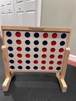 Wooden connect 4