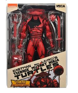 NECA - Teenage Mutant Ninja Turtles (Mirage Comics) - Red and Black Foot Assassin