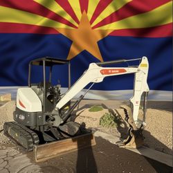 Mini Excavator Bobcat E35 W/thumb And Jackhammer