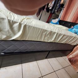 Queen Bed Frame W 4 Drawers 