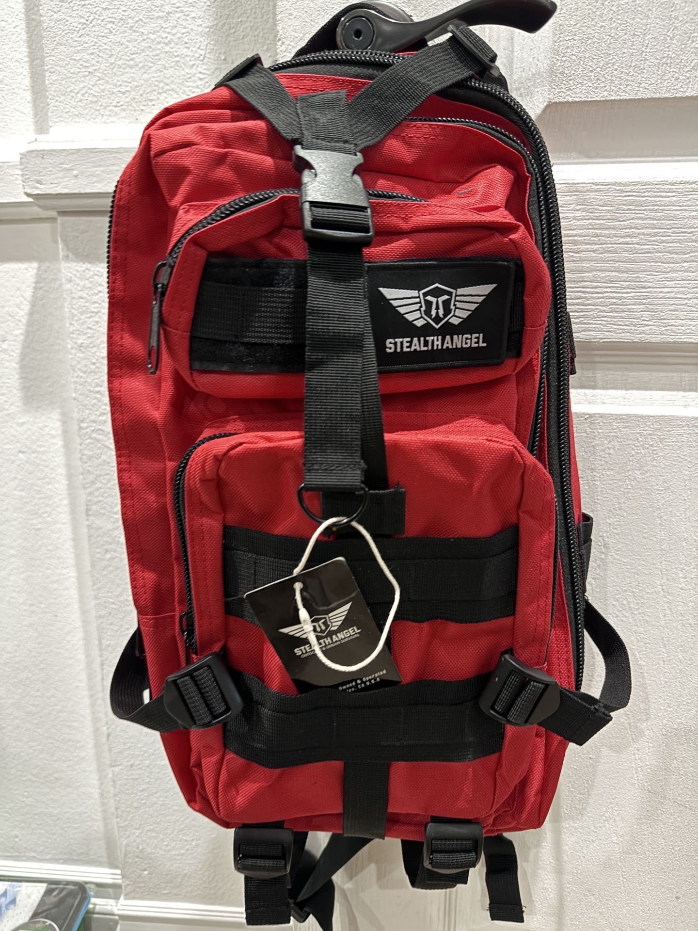 Red Tactical Backpack Rave Hiking Walking Packs First Aid Kits
