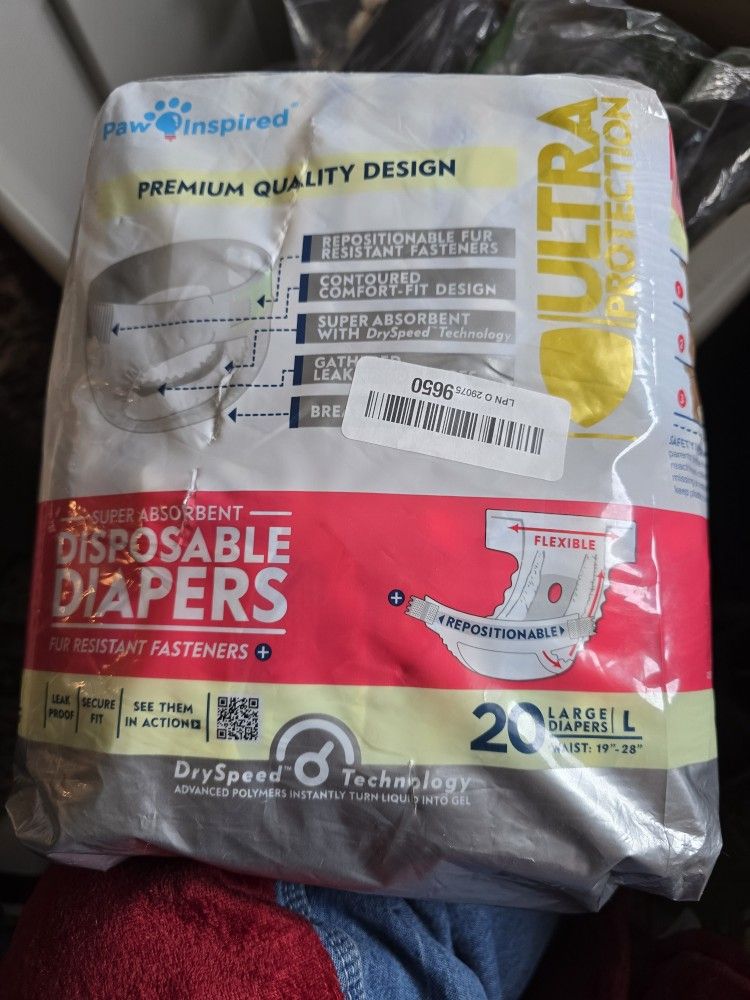 Disposable Doggy Dispers SIZE L