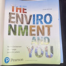 the environment and you 3rd edition