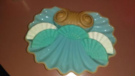 Beautiful aqua and gold