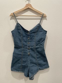 H&M_ Denim Romper_ Size 8