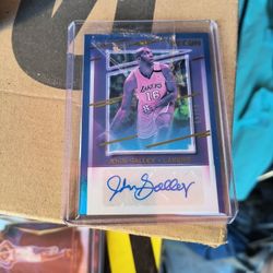 John salley Auto Card 