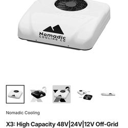 Nomadic 24V  DC   Rooftop   Air   Conditioner   For   RVs   & Expedition   Trucks.. X3:   High   Capacity  24V 