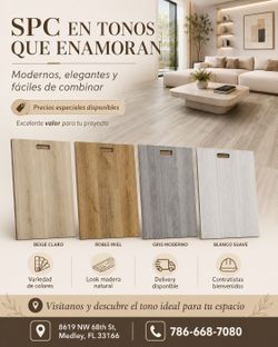 Vinyl SPC  Flooring 100 waterproof