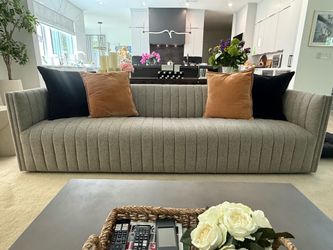 Brandt 97” tuxedo arm sofa