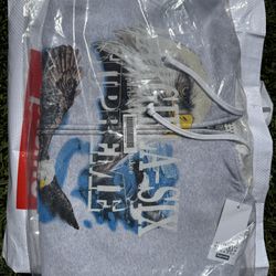 Supreme MM6 Maison Margiela Eagle Zip Up Sweatshirt Grey Size Small