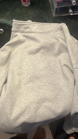 alo grey quarter zip size M