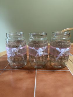 Glass Decorative Mason Jars