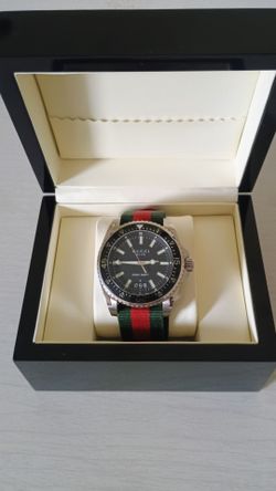 Authentic Gucci NATO Strap Dive Watch