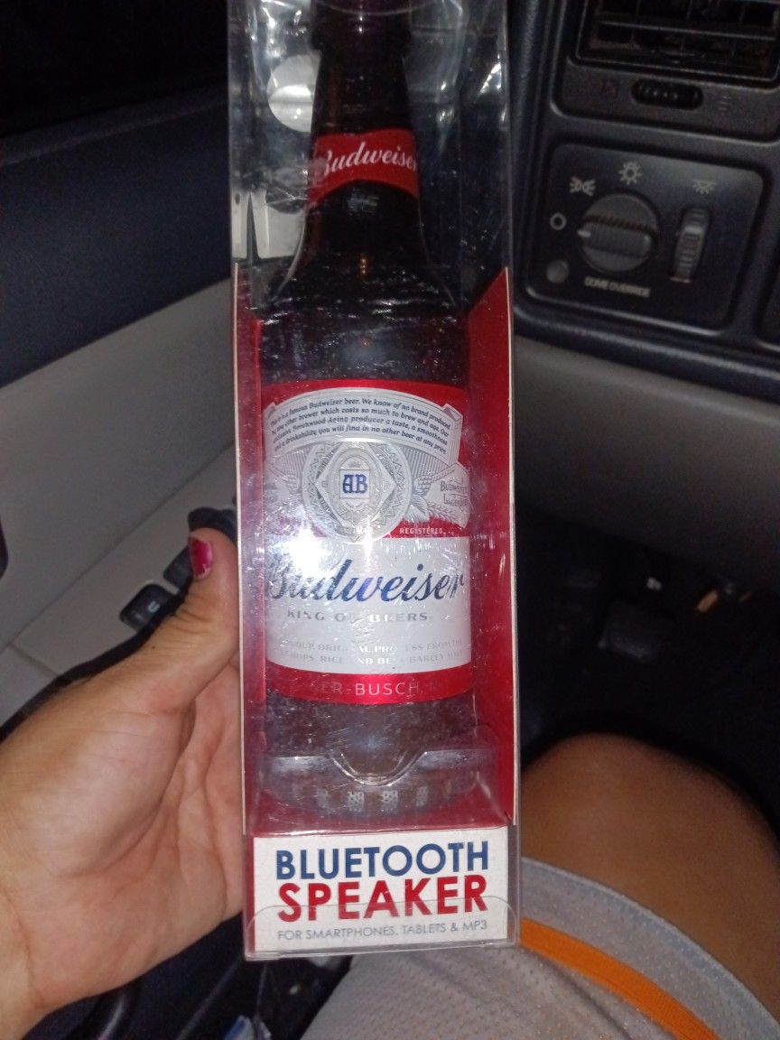 Glass Budweiser Bottle