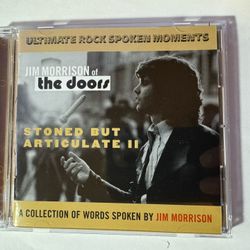 CD Jim Morrison The DOORS Stoned but Articulate II Spoken Words MINT