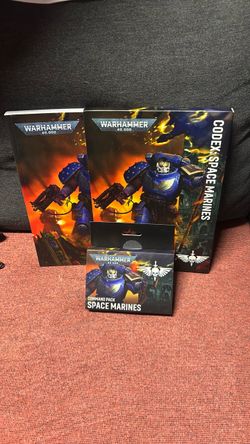 Warhammer 40K Space Marines Codex & Command Pack