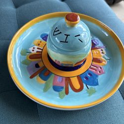 Beautiful Rosh Hashanah, Honey Dish Bowl Artist