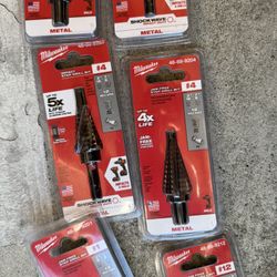 Milwaukee Accessories, Tools, Drillbits All Brand New 