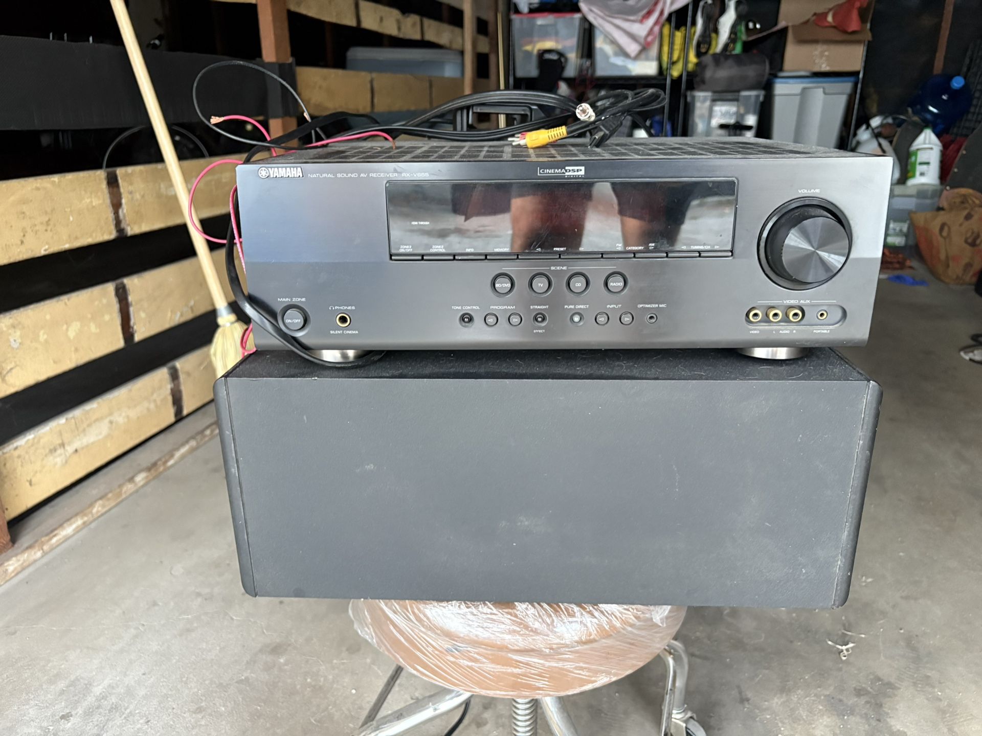 Yamaha Home Stereo And Bose Sub