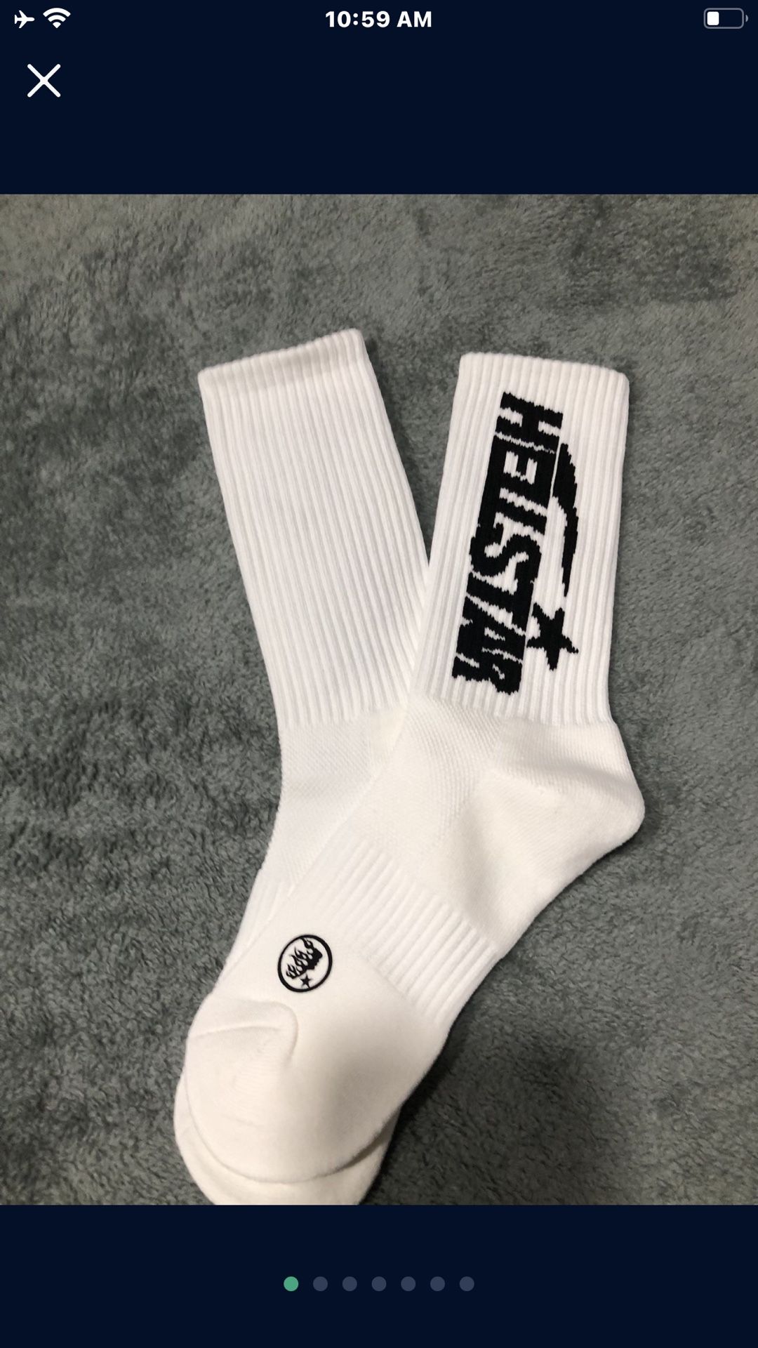 White Hellstar Socks