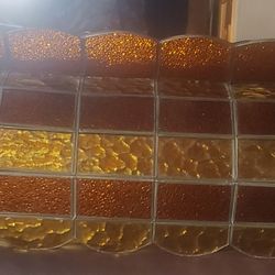 Tiffany Style Stained Glass Hanging Island Light