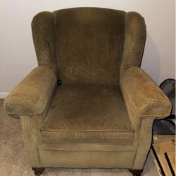 Vintage Suede Chair 