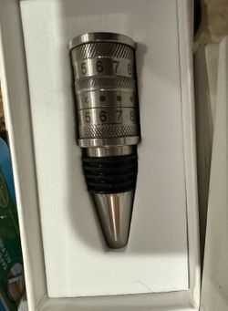 A Date with wine stopper